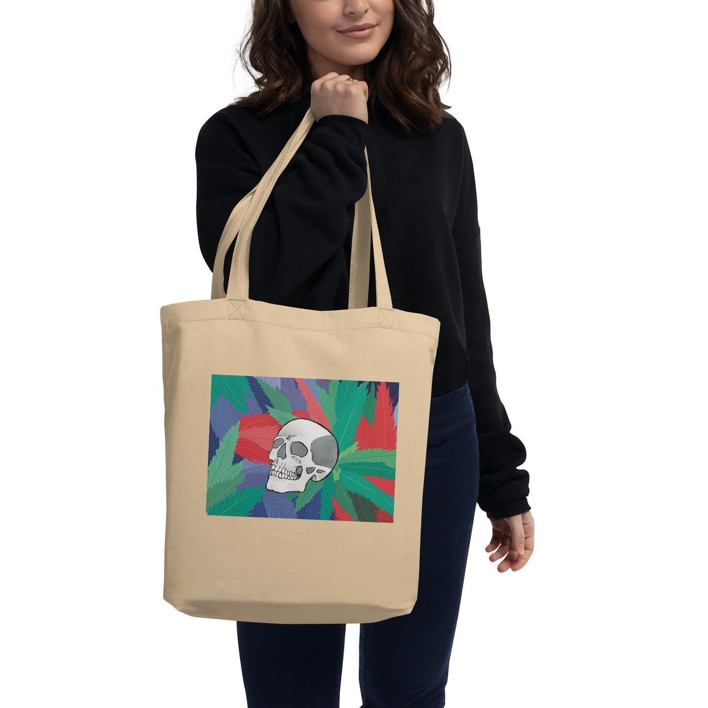 Leafy Skull - Eco Tote Bag