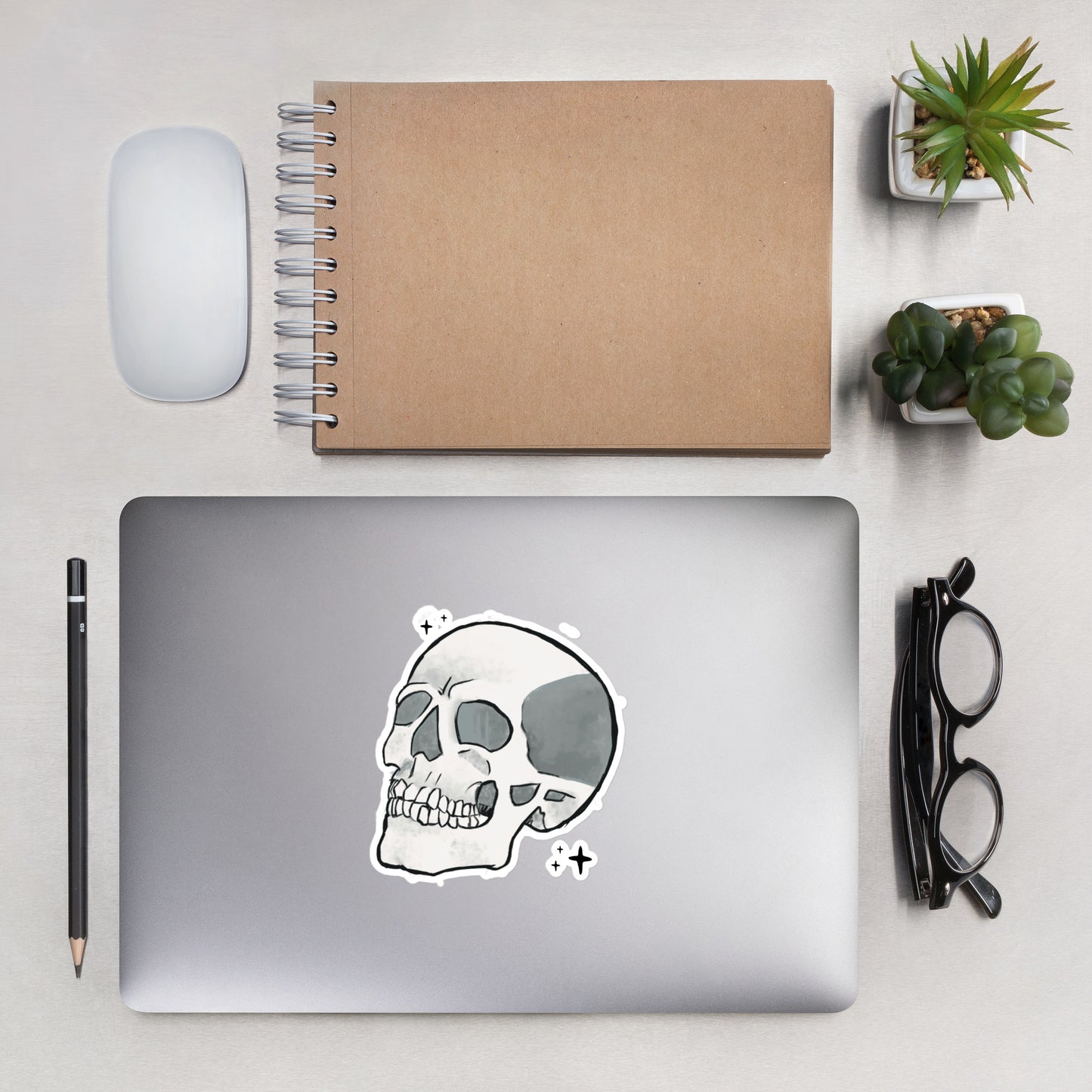 Skull Sticker