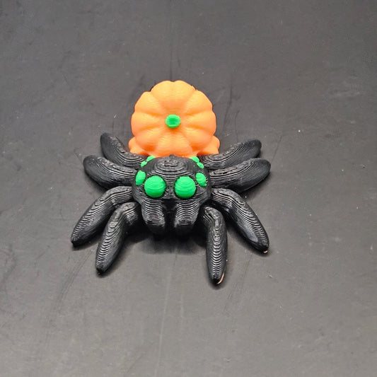 Tiny Jack-o’-Lantern Spider