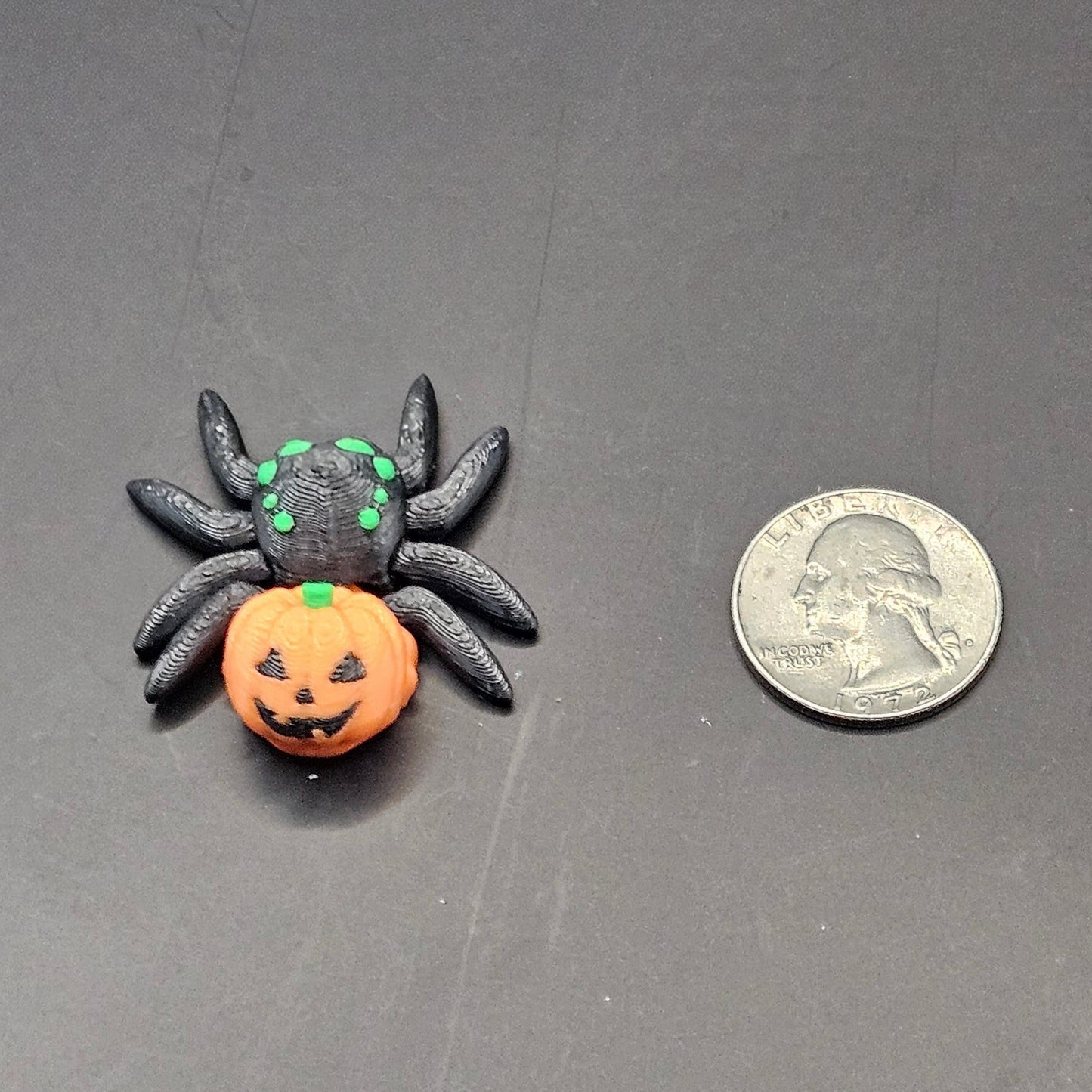 Tiny Jack-o’-Lantern Spider